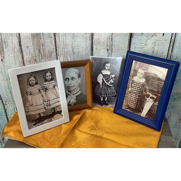 Creepy Photo Collection Bundle of 4 Framed Photos 💀🧌 - Picture 1 of 11
